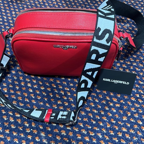 Karl Lagerfeld shoulder/cross body purse - Picture 2 of 5